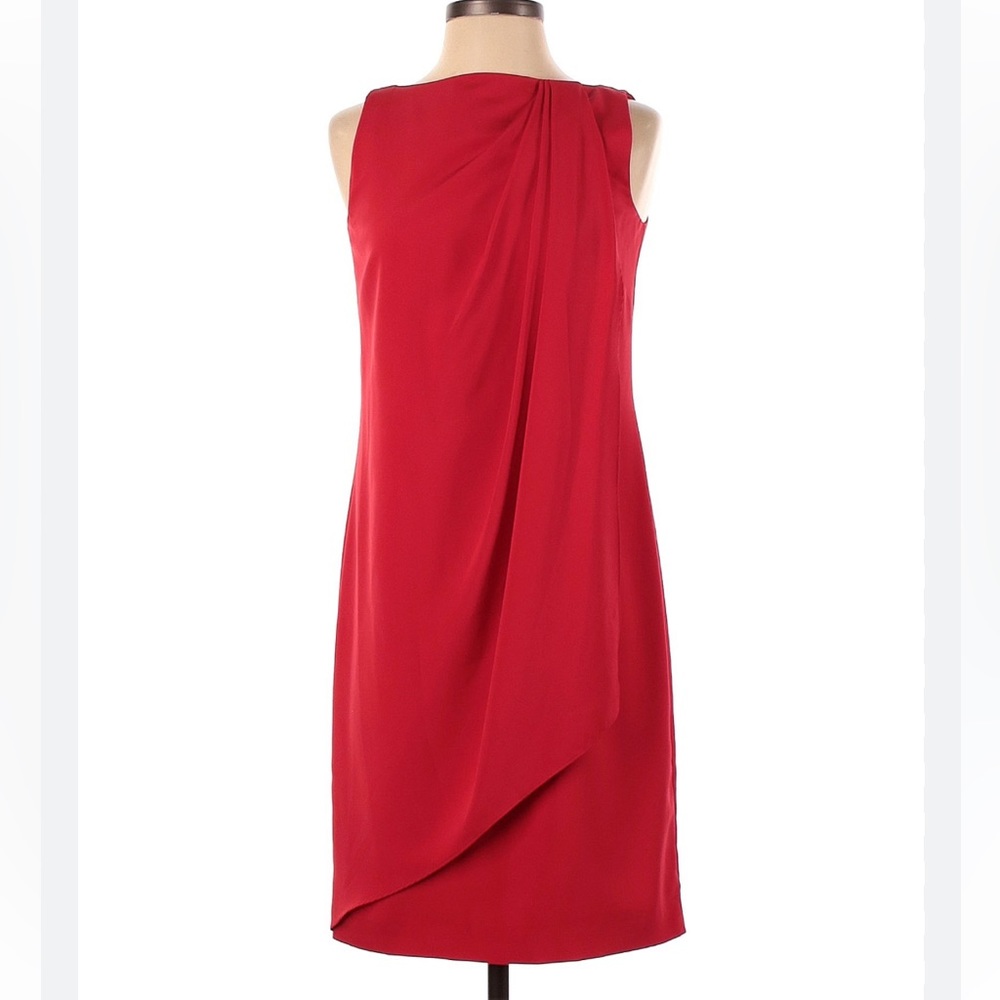 BNWT Red Lauren Ralph Lauren Sheath Dress Size 4